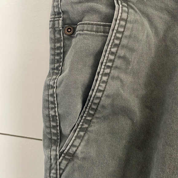 Weatherproof Mens Straight Leg Jeans Gray/Green 38 X 32 #0120 - Picture 3 of 12